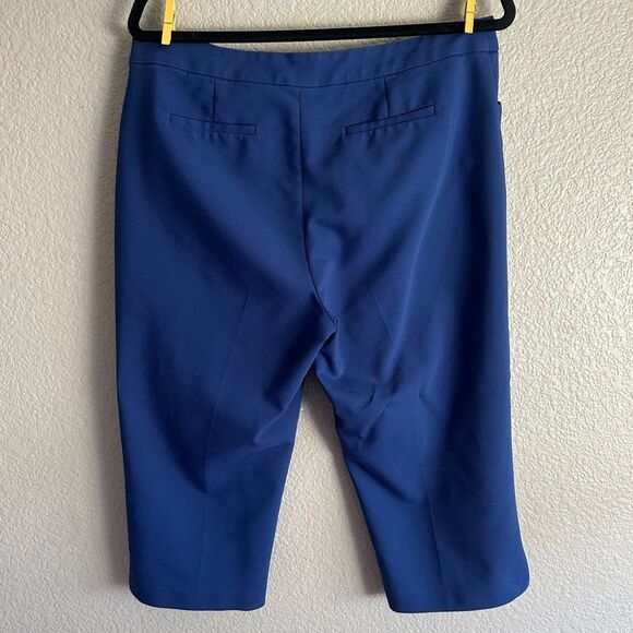 Ruby Rd. Petite Blue Capri Dress Pants - Size 14P - Picture 4 of 11